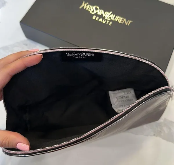 YSL Saint Laurent Makeup Travel Vanity Pouch - Image 5