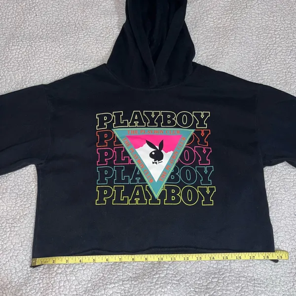 Playboy crop hoodie - Image 8