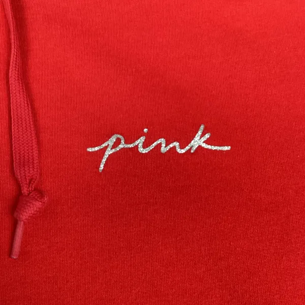 Victoria’s Secret PINK Fleece Bling Hoodie Large - Image 5
