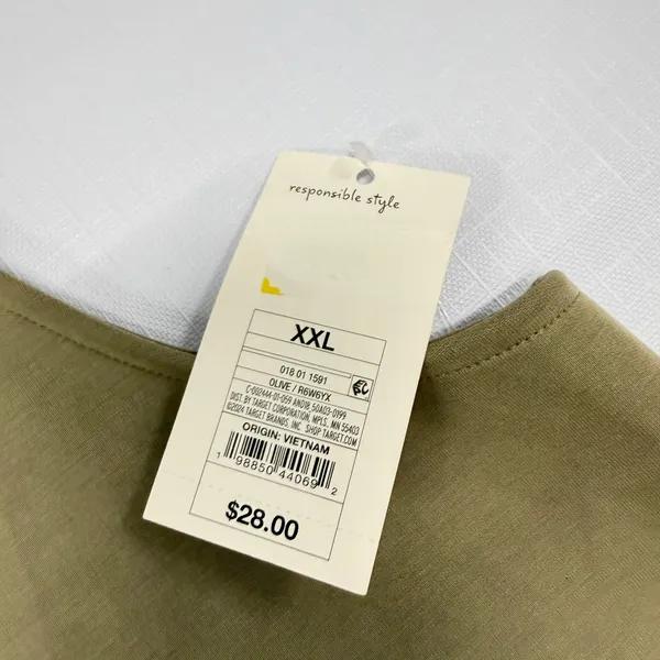 Universal Thread Olive Green Sleeveless V-Neck Romper Size XXL NWT - Image 7