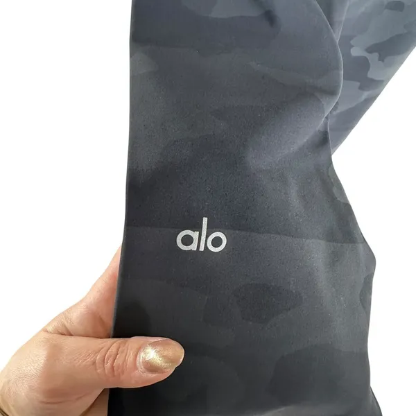 alo Yoga High-Waist Camo Vapor Legging Black Camouflage, Size S, New Without Tag - Image 6