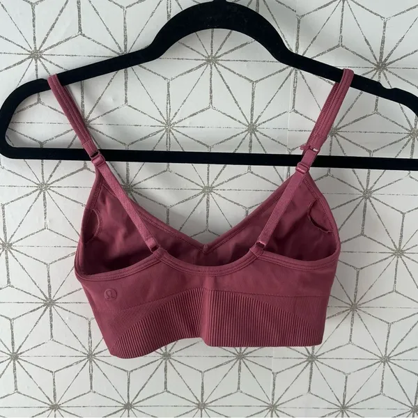 Lululemon Ebb To Street Bra II Moss Rose - Image 9