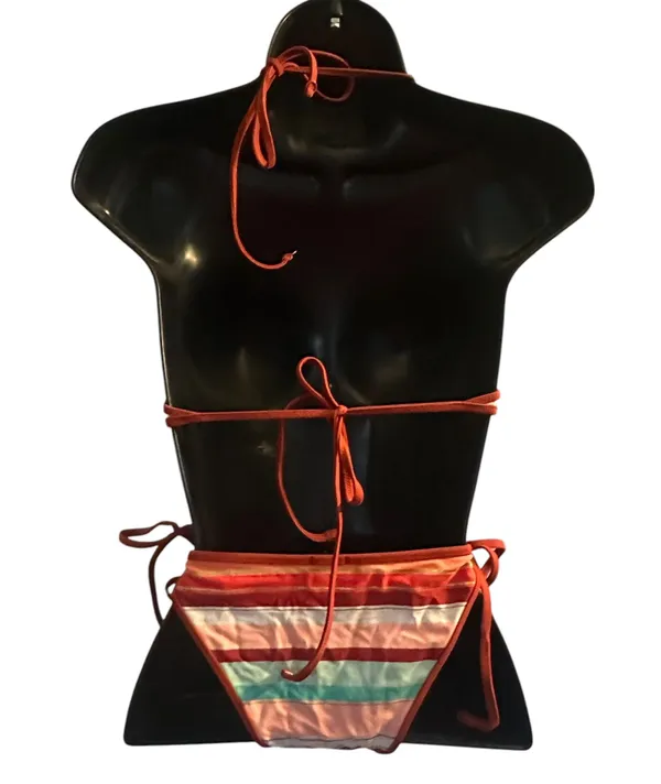 Aerie Swim Teeny mixed size striped bikini - Image 2