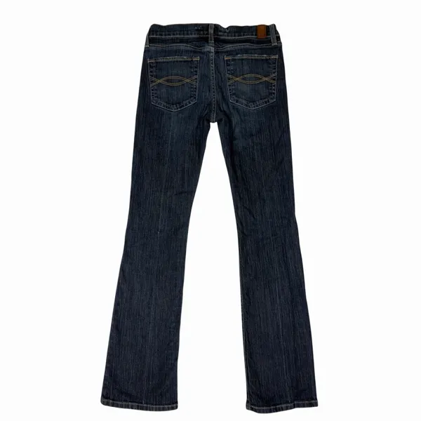 Abercrombie & Fitch Y2K‎ Jeans Womens 2S Blue Denim Madison Flare Distressed VTG - Image 8