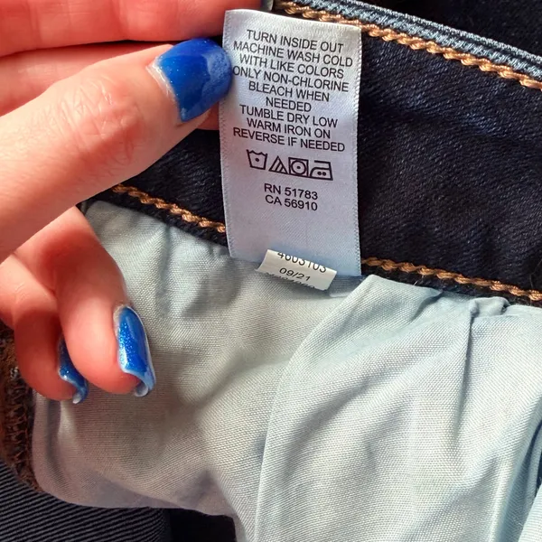NWT! Maurices Dark Wash Mid-Rise Jegging Women’s Size 20W Short - Image 5