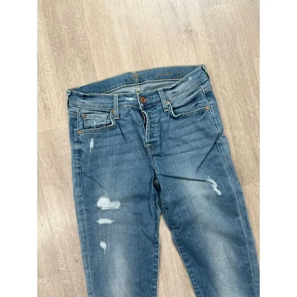 7 For All Mankind Jeans Skinny Woman Size 25 - Image 2