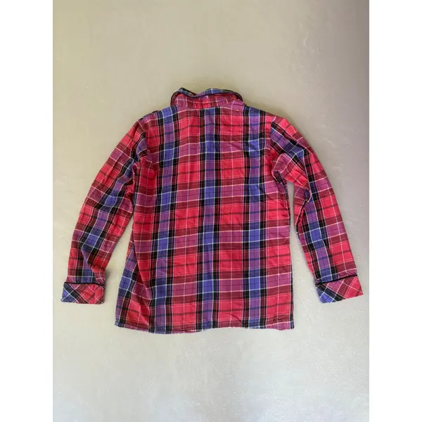 Victoria's Secret Pajama Set Plaid Sleepwear Lounge Medium M‎ - Image 4