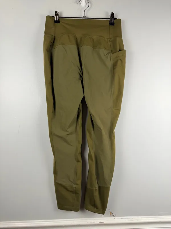 REI co-op flash hybrid tights in olive green size medium - Image 4