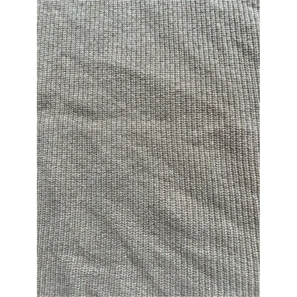 Saks Fifth Avenue Cashmere Sleeveless Ribbed Turtleneck Sweater Beige Oatmeal L - Image 2