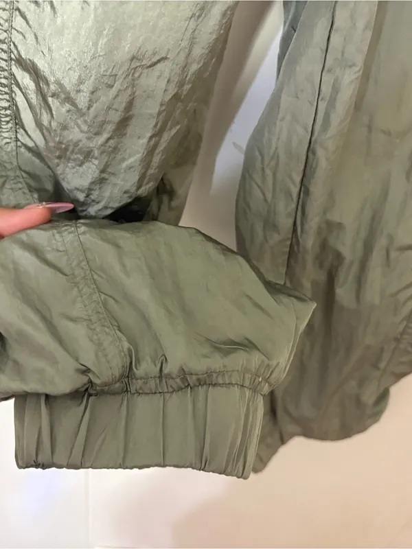 FP Movement The Way Home Jogger Pants Olive Green Nylon High Rise Size M - Image 10