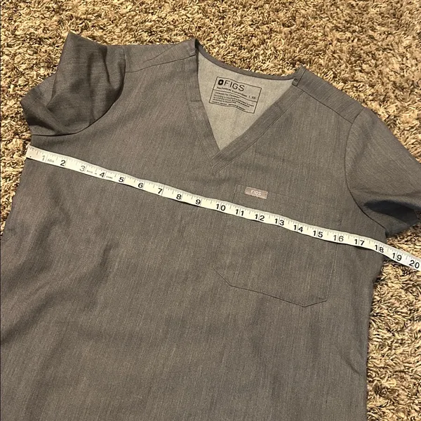 Figs Catarina Grey Scrub Top XS - Image 7