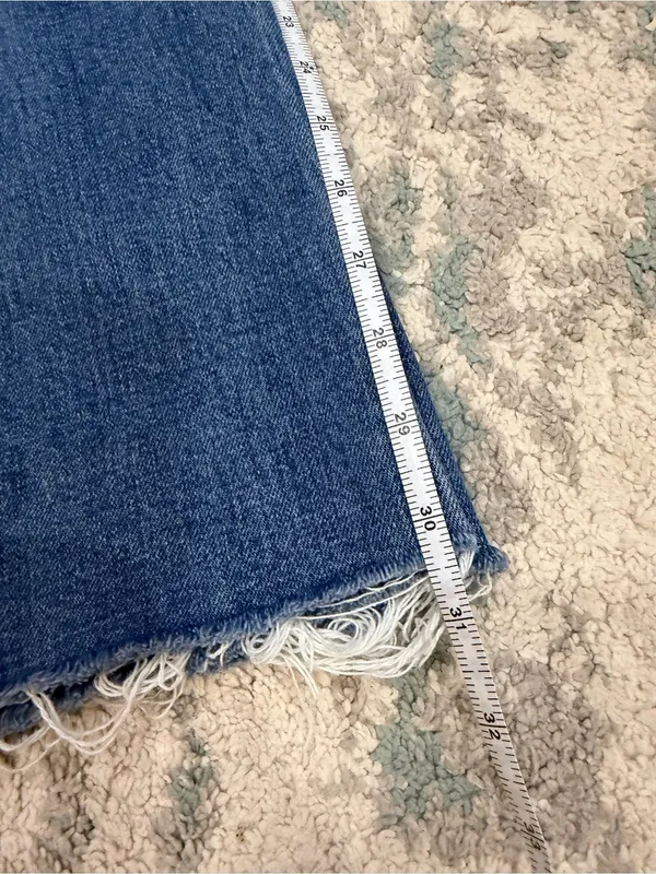SLVRLAKE Grace High Rise Wide Leg Jeans Size 29 Blue Denim - Image 6