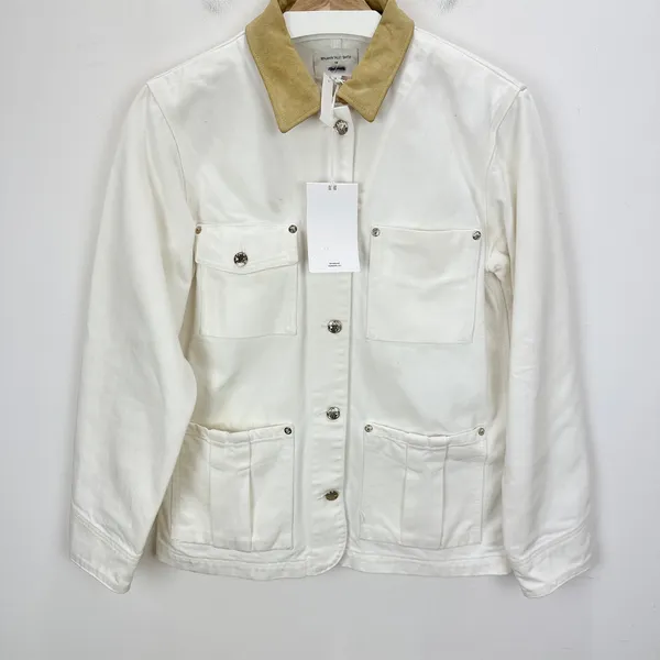 Madewell Benjamin Talley Smith The Fairview Barn Jacket in Chalk Wash Small NWT - Image 7