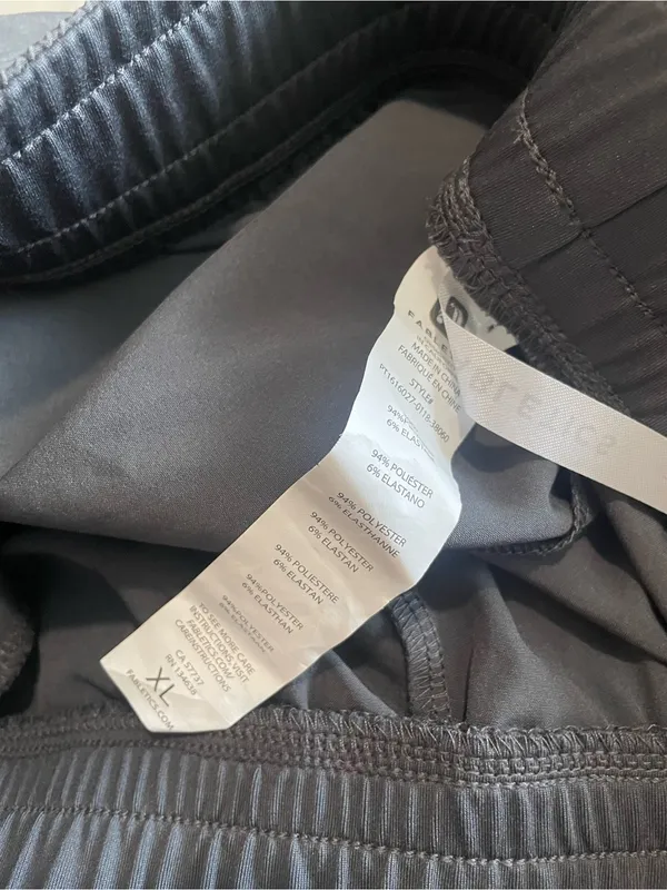 Fabletics Women's Dark Gray Straight Leg Pants with Side Lattice - Image 2