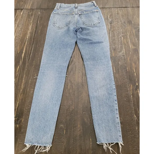 We The Free Womens Jeans Size 25 Skinny Denim Frayed Hem Distressed - Image 4