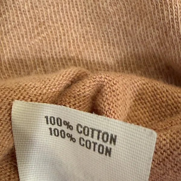 Aerie Cropped Long Sleeve Tee Small Light Brown 100% Cotton - Image 5