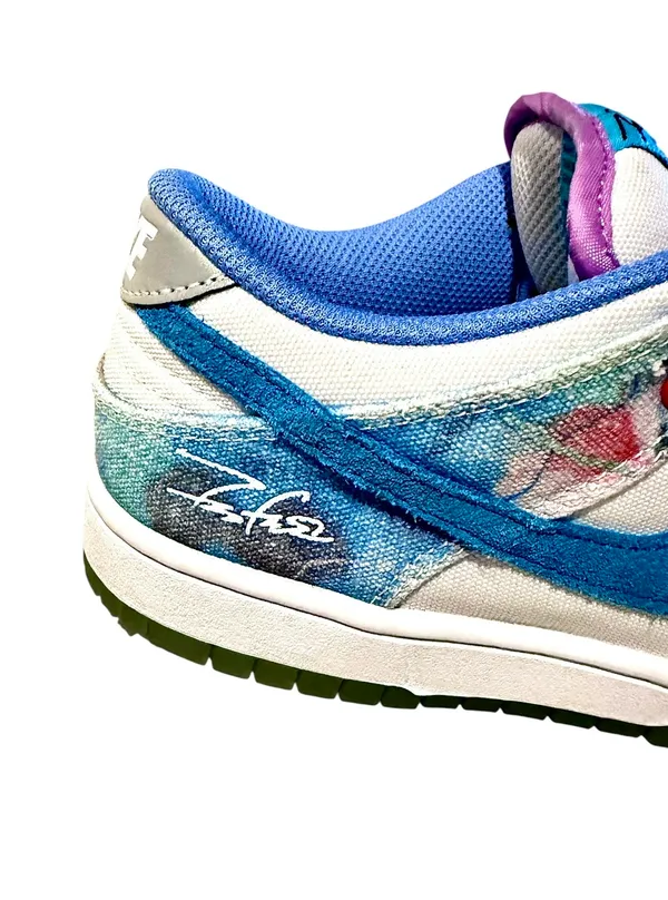 Nike x Futura Laboratories SB Dunk Low “ Bleached Aqua” Sneakers Size 7 Women - Image 9