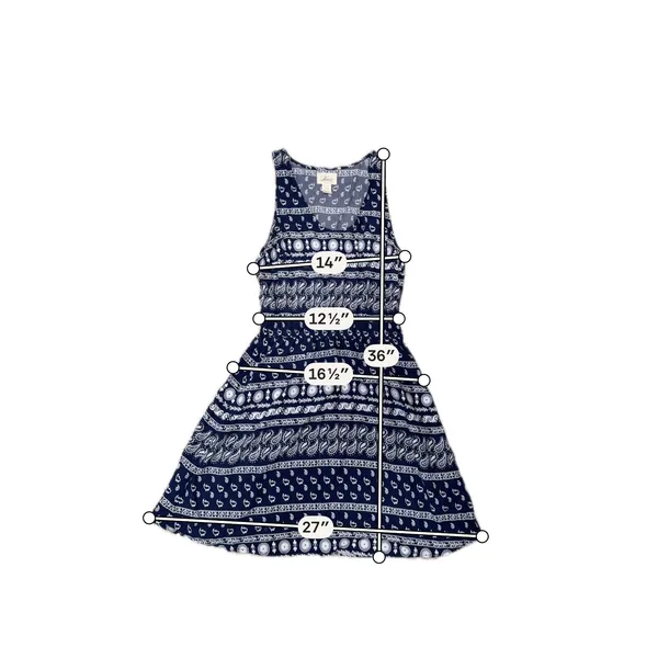 Levi's Western Bandana Paisley Dress Small Cowgirl Festival Pocket Dress - Image 4