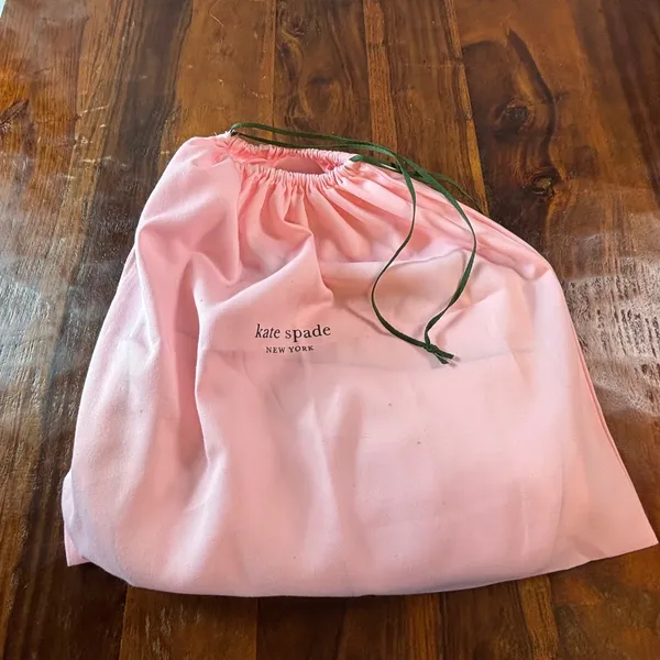 Kate Spade New York White‎ Pebbled Leather Shoulder Bag Hobo with Dust Bag - Image 4