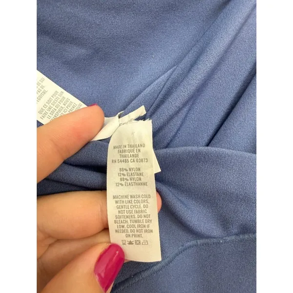 Aerie OFFLINE Real Me Crossover Flare Leggings Blue M - Image 5
