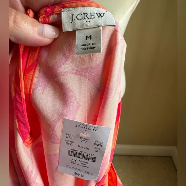 J. Crew Tropical Floral Top NWT - Image 2