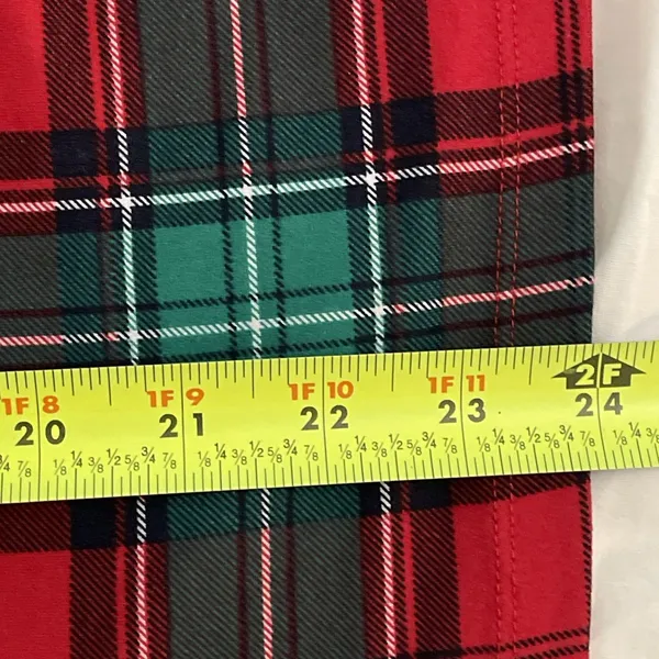 Joyspun Womens Red Plaid Cheers Christmas Pajama Set Jogger PJs Medium Holiday - Image 13