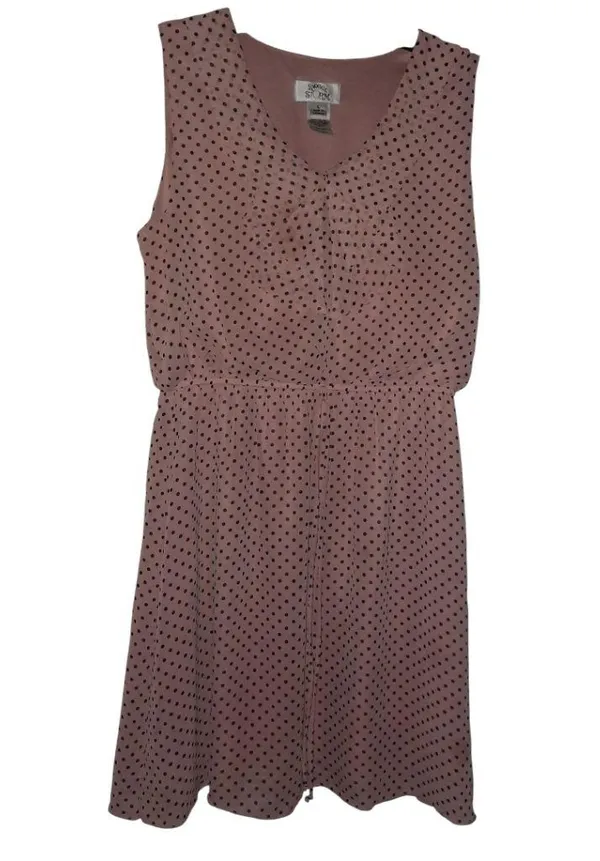 Sweet Storm Polka Dot Dress Size Large - Image 2