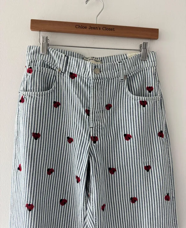 Free People Bugged Out Straight Leg Jeans - Image 5