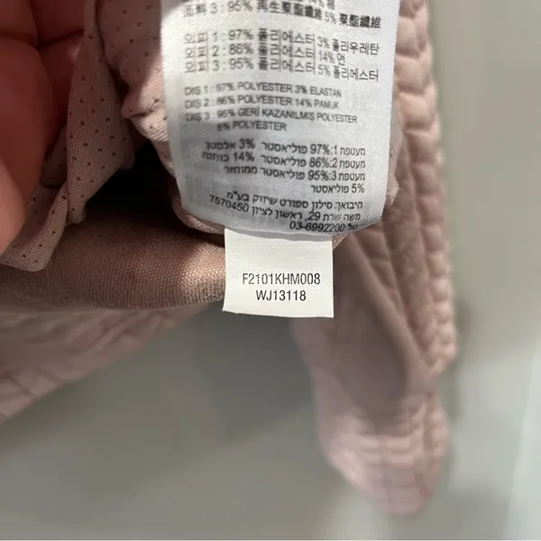 New Balance Heatloft Athletic Jacket Size Large Full Zip‎ Pink WJ13118 - Image 7