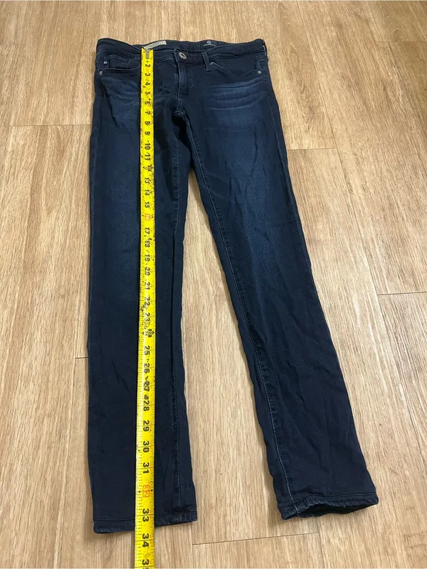 Ag Adriano Goldschmied Dark Indigo Skinny Jeans - Image 4