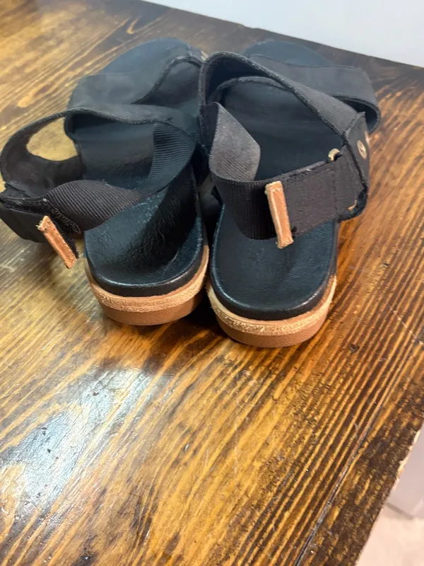 Sorel black sandals size 9 - Image 7