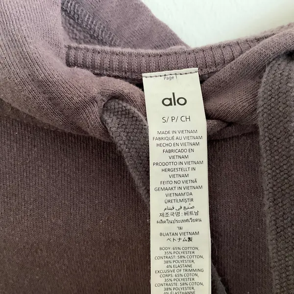 Alo Yoga Accolade Hoodie Raisinette S - Image 8