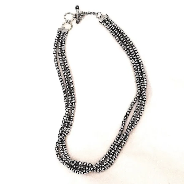 SILPADA 3-Strand Sterling Silver Popcorn Necklace NIB - Image 6