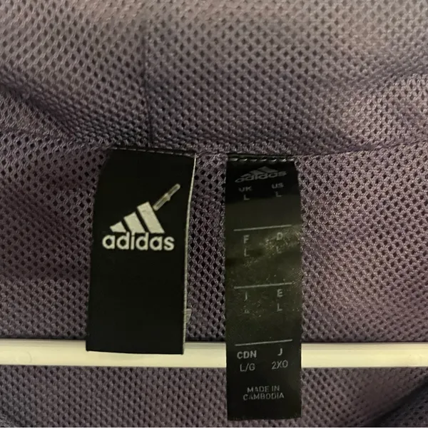 Adidas Lavender Mesh Fabric - Image 3