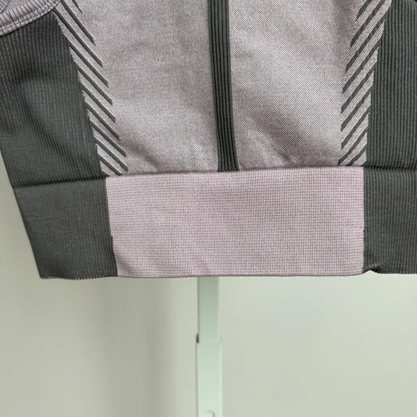 Zella Crop Top Athletic Tank Top Activewear Workout Fitness‎ Mauve Gray S - Image 8