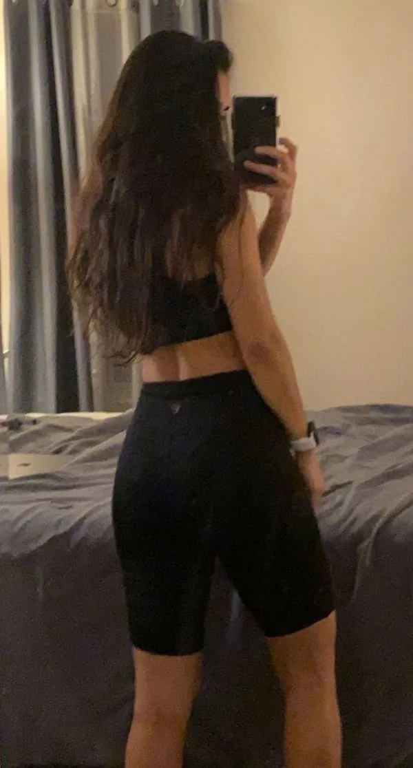 Marshalls black biker shorts - Image 2