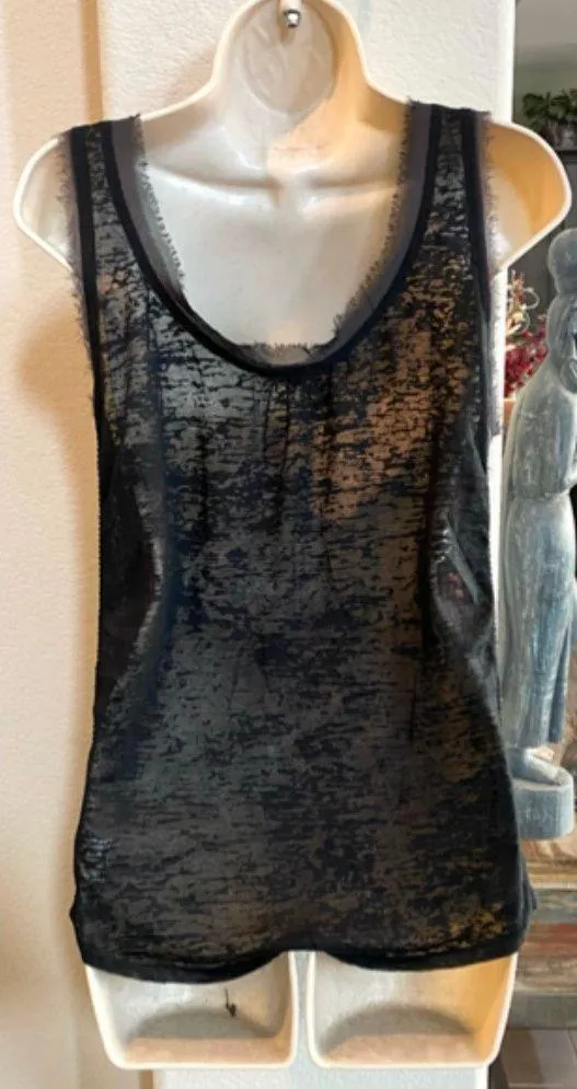Miss Me NWOT sheer tank blouse. Sz S - Image 5