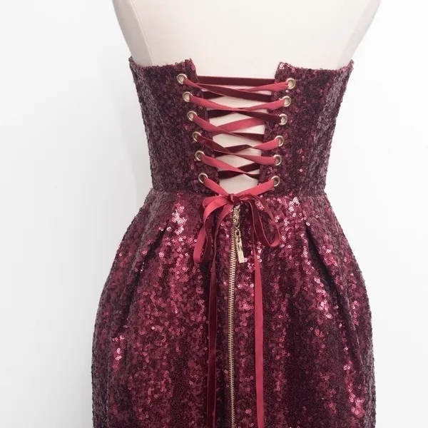 Bronx and Banco Maraya Sequin‎ Strapless Midi Dress - Image 8