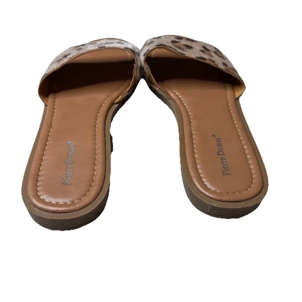Pierre Dumas Cheetah Animal Print Lizzie Slide Sandal Size 8.5 Women Sandals - Image 4