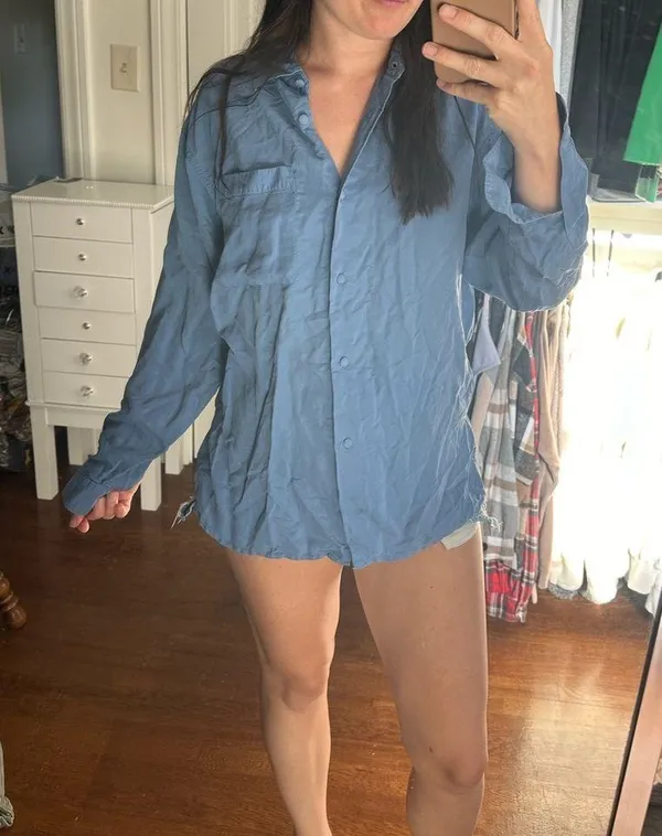Button down Blue Size M - Image 8