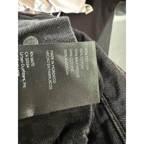 We The Free Free‎ People Women XS Black Denim Overalls Straight Leg OB1141498 - Image 5
