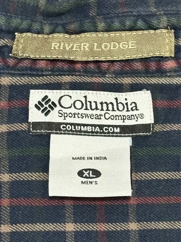 Columbia River Lodge Plaid Hunting Button Shirt - Image 7
