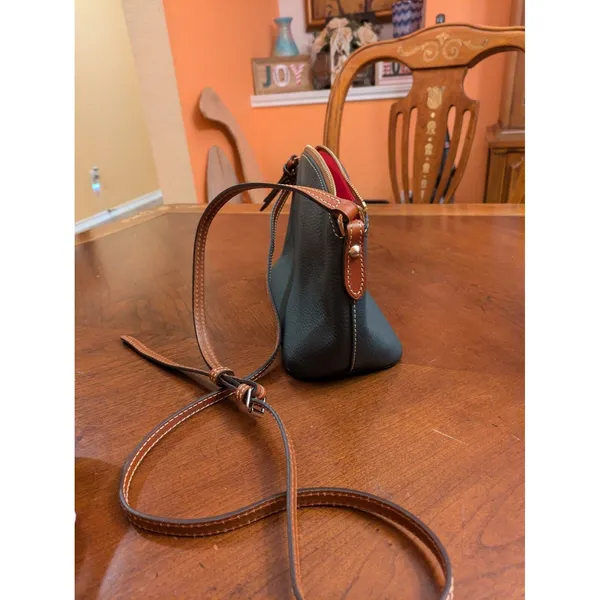DOONEY & BOURKE Pebbled Grain Crossbody Bag DARK GREY - Image 9