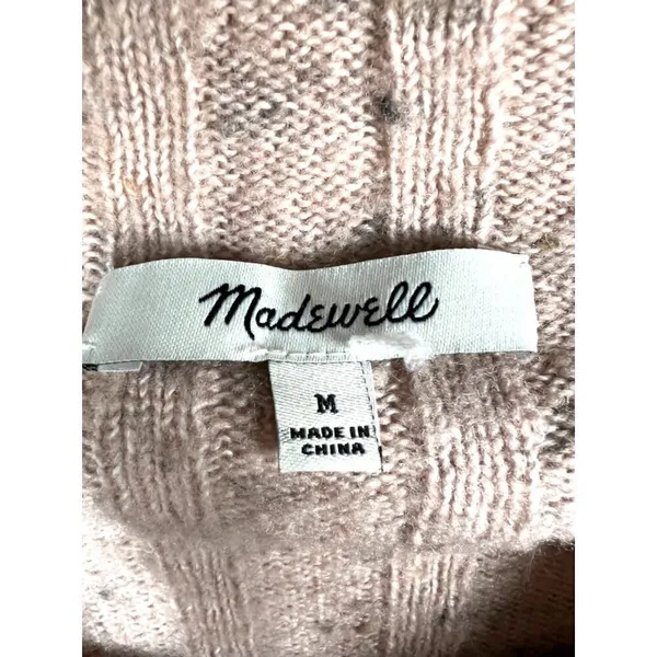Madewell mock neck wool‎ pink sweater - Image 5