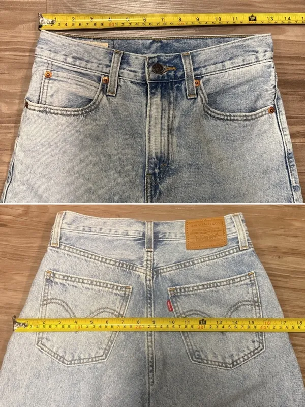 Levi’s Premium Dad Jeans Charlie Boy 24 Fits 26x29 High Rise Relaxed $98 - Image 9