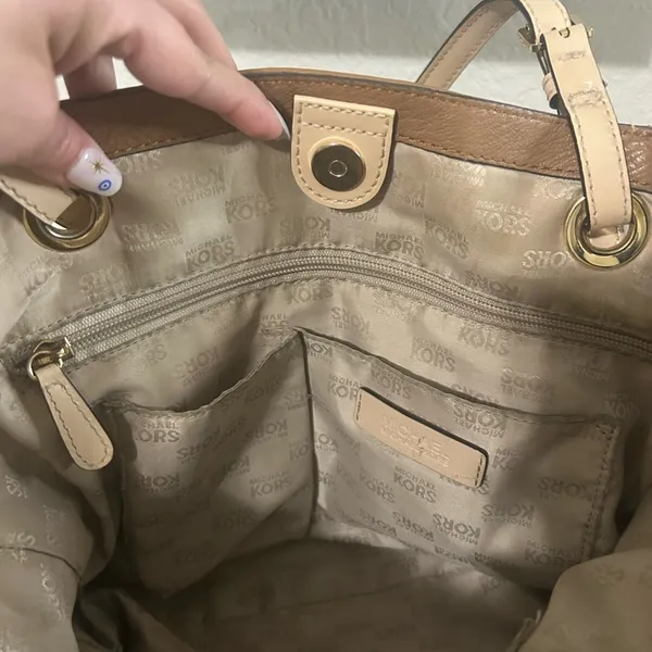 Michael Kors jet set carryall tan/cream - Image 5