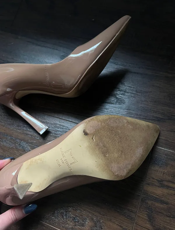 Marc Fisher Nude Heels - Image 5