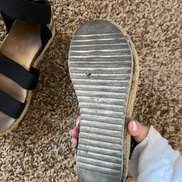 Women's Black Sandals - Image 3