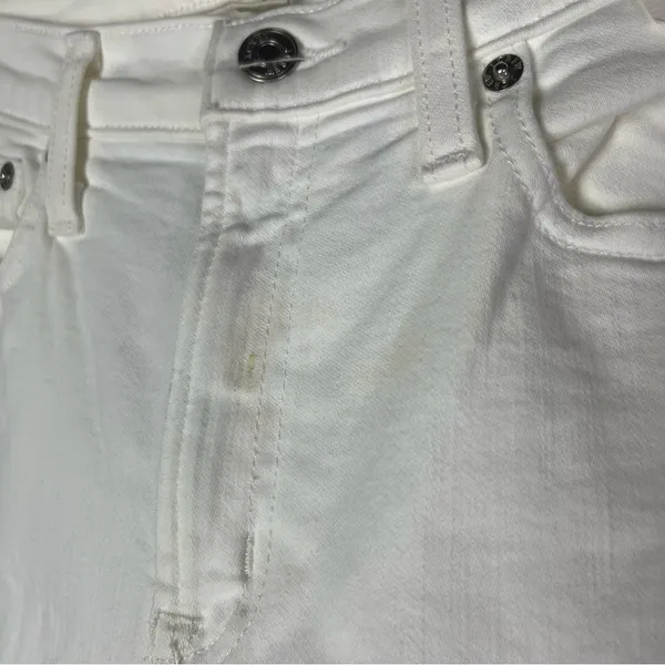 J. Crew‎ White Lookout High Rise Skinny Crop 27 - Image 5