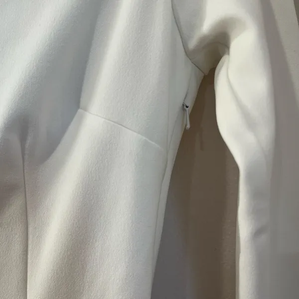 Katie May Glisten Ivory White‎ Open Back Long Sleeve Mini Dress XS Bridal Party - Image 9